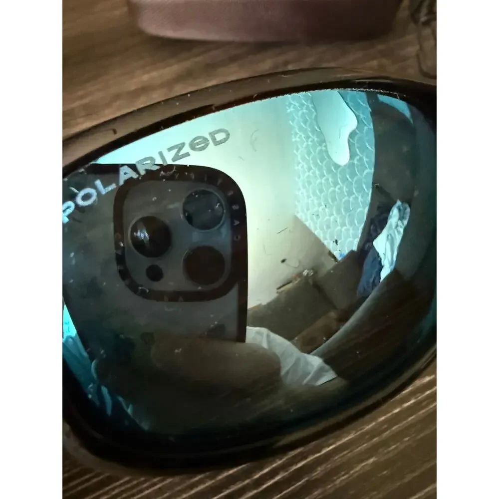 Revo Guide Polarized Sport Wraparound Sunglasses in Black & Blue
